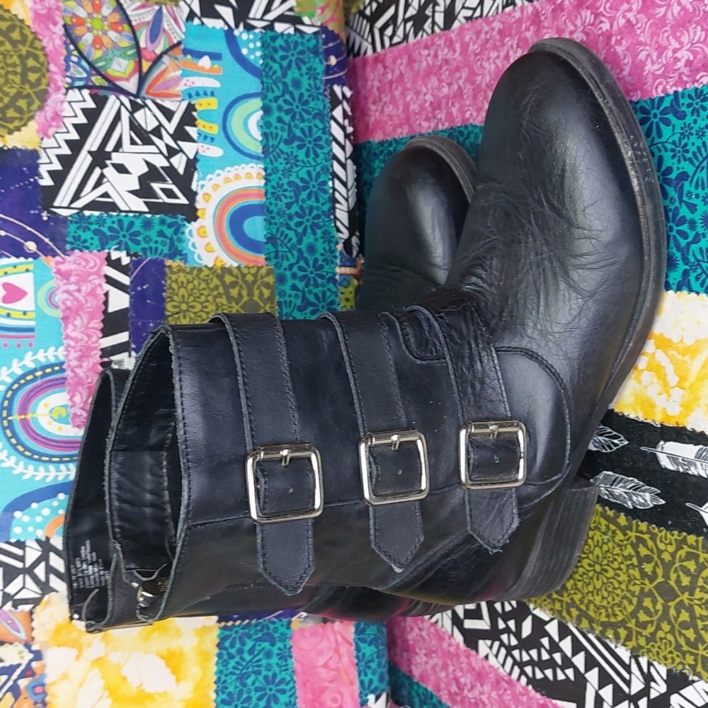 Kenneth Cole Reaction Moto Boots 8.5 - Picture 6 of 9